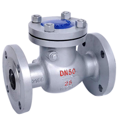 Nước dọc ngang mở hoàn toàn kiểu xoay wcb đúc mặt bích van một chiều không quay trở lại