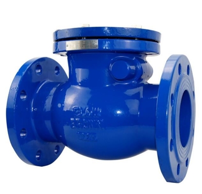 Nhà máy DN100 4 Inch PN10 Cast Iron Flange Swing Check Valve Nhà sản xuất Với Giá cạnh tranh