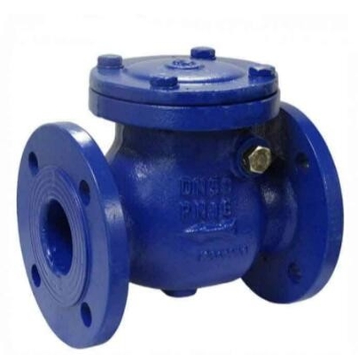 Nhà máy DN100 4 Inch PN10 Cast Iron Flange Swing Check Valve Nhà sản xuất Với Giá cạnh tranh