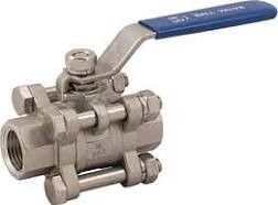 Thép không gỉ 304 316L Ss 1 / 2in DN15 BSPT NPT 2 cái Van bi thẳng nữ ren